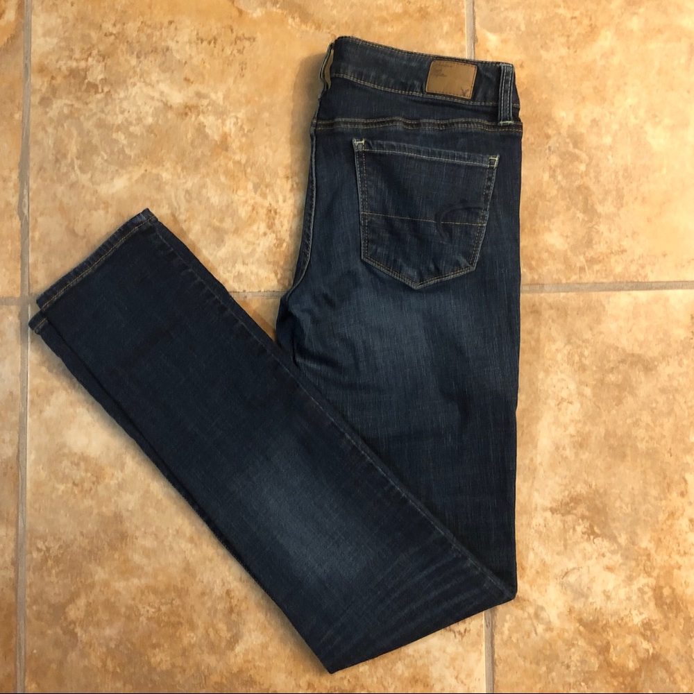 American Eagle Skinny Dark Faded Jeans